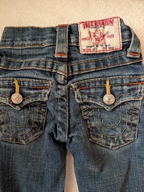 True Religion Children's   Denim Jeans with Signature Back Pocket Details